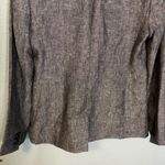 J.Crew Women's One Button Linen Blazer Gray Size 4 Office Business Preppy Photo 7