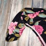 Shade & Shore  Floral Tie Black Bikini Bottoms •S •New Without Tag Photo 5