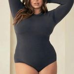 NWOT Pinsy Long Sleeve Crew Neck Butter Sculpt Seamless Shapewear Bodysuit Sz L Gray Size L Photo 0