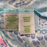 Lilly Pulitzer Size XXS Top Blouse Sleeveless Colorful Turtles Palm Trees Photo 6