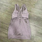 Lululemon Work Out Tank Top Size 6 Built In Bra Lilac Racer Back Photo 6