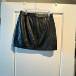 Wild Fable Black Leather Mini Skirt Photo 1