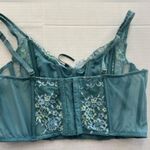 Victoria's Secret Blue Teal Corset Top size S/M Photo 5