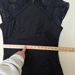 House Of CB  'Thea' Black Embroidered Mini Dress NWOT size‎ L Photo 6