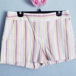Loft Multicolor Striped Cotton Riviera Shorts Photo 0