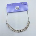 Claire's Crystal Twist Costume Jewelry Necklace NEW Wedding Prom Home Coming Photo 1