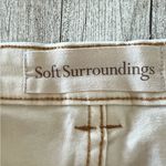 Soft Surroundings  Ultimate Denim High Rise Xtra Wide Leg  Cream Sz 14 Boho Retro Photo 5