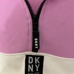 DKNY  pink/white/black athletic jacket size Women’s M Photo 3