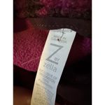 Zella Z by  Faux Shearling Print Hybrid Jacket Burgundy Abstract Spots Sz XL‎ NWT Photo 6