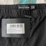 Pretty Little Thing Prettty Little Thing Basic Black Cotton Blend Jersey Mini Skirt Photo 4