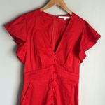 Veronica Beard Sada Dress In Red 6 Photo 4