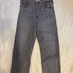 Levi's LEVI’S Ribcage Straight Ankle Length Gray Wash Denim Jeans‎ Button Fly Size 32 Photo 6