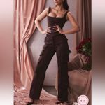 House Of CB Host of cb Daria‎ cargo chocolate trousers pants NWOT size XS Photo 6