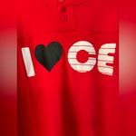 Current/Elliott Current Elliott I Love Current Elliot Women’s Red Cotton Sweater Size Small Photo 2