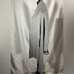 Chico's  Women’s Reversible Floral Knit Ruana Wrap Coat Gray Shawl New with Tags Photo 8