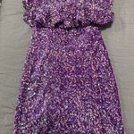Sequence Mini Dress Purple Size XS Photo 0