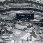 Jimmy Choo  Laptop Holder/Clutch/Wristlet Black and Red Leather‎ With Studs Photo 9