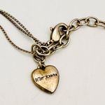 Betsey Johnson lucite leopard layer faux pearl necklace charms Photo 7