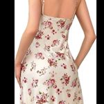 Boutique Cream White & Pink, Floral, Night Slip Photo 3