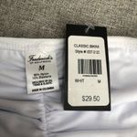 Frederick's of Hollywood  Classic Bikini Bottom Ruched White M Photo 2