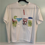 Queen of Sparkles Margarita Time Tee Large Tshirt Tee Shirt White Photo 0