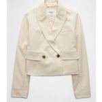 American Eagle  Cropped Blazer Size‎ L Photo 7
