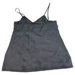 Cut Loose Grey Silk Babydoll Sleeveless Blouse Size Small Gray Photo 0