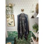 Free People Navy The Big Trail Open Poncho - Size - Medium Photo 1