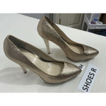 Enzo Angiolini Womans Slipon Gold Glitter Platform Pumps Size 7.5 M Photo 1