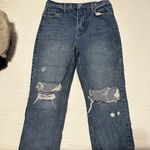 Free People We The Free Distressed Tapered Baggy Boyfriend Jeans Photo 0