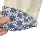 Horny‎ Toad Toad&Co Womens Beige Hiking Cargo Pants Blue Floral Cuff Size 10 Photo 7