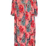 Go Softly Dress Medium Patio Lounge Floral Muu Muu Hippie Beach Travel Bohemian Photo 3
