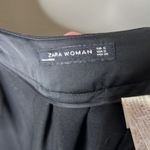 ZARA Black Satin Open Back Jumpsuit Photo 3