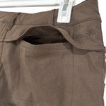 Athleta  Brown Hiking Utility Outdoor Bootcut Zip Ankle Pants Women's Size 10 Photo 9