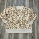 Aerie  Oversized Crewneck Sweatshirt Size small Animal Print Photo 5