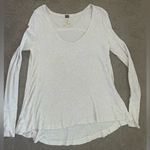 Cream Waffle knit long sleeve shirt Size XS Photo 0