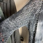 T Party Fashion T Party Size Small Cardigan Sweater Crocheted Open Knit Grey Ombre Whimsigoth Photo 4