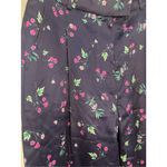 Racil NWT Mama High Waist Floral Print Trousers in Midnight Blue Sz FR 38/US 10 Photo 3