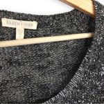 Eileen Fisher  - Black / Silver Karma Shimmer Knit Sweater - Small Photo 4