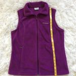 Columbia Benton Springs full zip Women’s sweater Vest in Plum Purple size Small Photo 6