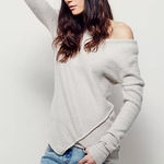 Free People Beige Love Harmony Wool Sweater M Photo 0