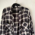 Levi's Levi’s San Francisco Black Gray Plaid Flannel Shirt L | Soft Grunge Button-Up Photo 1