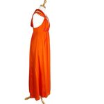Susana Monaco Susanna Monaco Halter Neck Maxi Dress Orange Size 6 Photo 2