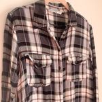 Cupcakes and Cashmere  Cruz high low flannel top Medium Photo 11