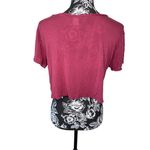 Divided Cropped T Shirt Womens Size 4 Crop Top Lounge Casual Boho Gym Workout Photo 1