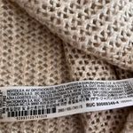 ZARA Beige Crochet Macrame Open Knit Long Sleeveless Maxi Coverup Dress Size S Photo 7