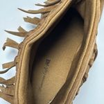 American Eagle  Brown Suede Fringe Ankle Boots Booties - Women’s Size 9 Photo 4