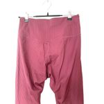 Girlfriend Collective Mauve Pink Ribbed Leggings Size Medium High Waist Ankle Photo 3