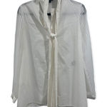 Just Cavalli  white sheer top necktie Photo 0