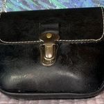 Vintage Black Genuine Leather Pouch for Belt Photo 0